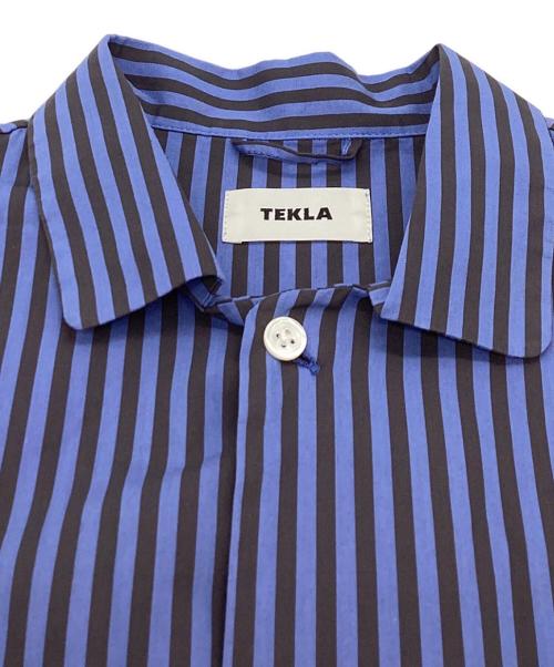TEKLA（テクラ）TEKLA (テクラ) パジャマシャツ / 43-26-14-26031 ブルー サイズ:Mの古着・服飾アイテム
