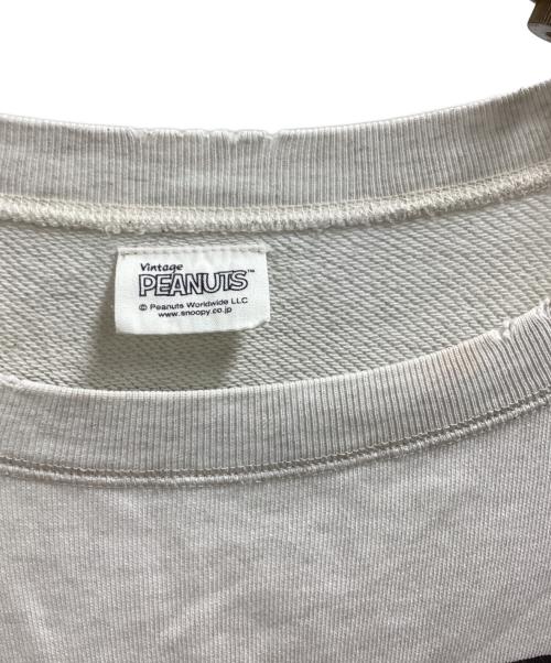 FRAMeWORK（フレームワーク）FRAMeWORK (フレームワーク) PEANUTS VTG CREW / MEAN MACHINE AGE 別注 アイボリー サイズ:Freeの古着・服飾アイテム