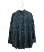 Spick and Spanスピック＆スパン）の古着「コットンボイルチェックシャツ / 24050200311020」｜グリーン