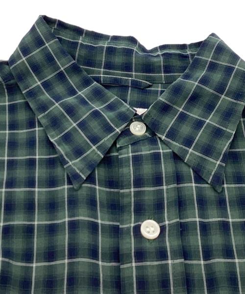 Spick and Span（スピック＆スパン）Spick and Span (スピック＆スパン) コットンボイルチェックシャツ / 24050200311020 グリーン サイズ:FREEの古着・服飾アイテム