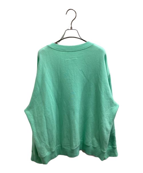 MM6 Maison Margiela（エムエムシックスメゾンマルジェラ）MM6 Maison Margiela (エムエムシックスメゾンマルジェラ) バックロゴスウェットシャツ / Back Logo Sweat / S52GU0041 グリーン サイズ:記載無しの古着・服飾アイテム