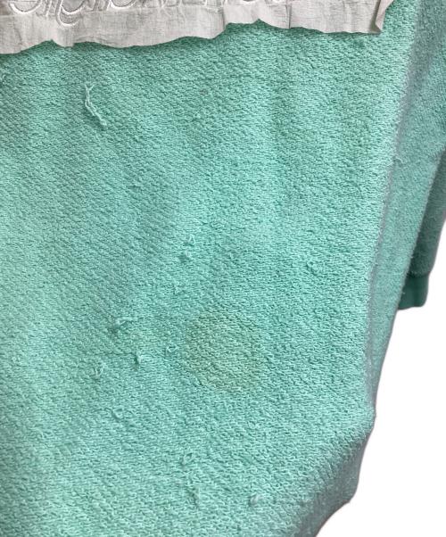 MM6 Maison Margiela（エムエムシックスメゾンマルジェラ）MM6 Maison Margiela (エムエムシックスメゾンマルジェラ) バックロゴスウェットシャツ / Back Logo Sweat / S52GU0041 グリーン サイズ:記載無しの古着・服飾アイテム