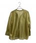CLANE (クラネ) W FACE SHEER SHIRT オリーブ サイズ:2：6000円