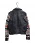 Acne (アクネ) スライスレザージャケット ブラック サイズ:34：7000円