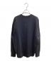 MAISON KITSUNE (メゾンキツネ) EMBROIDERED CREW SWEAT / EU00351KM0015 ブラック サイズ:-：5000円