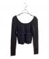 i:e BY OJOS（アイ・イー・バイ・オホス）の古着「FLUID KNIT TOP」｜ブラック