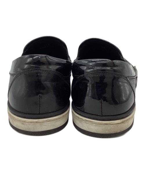 JIMMY CHOO（ジミーチュウ）JIMMY CHOO (ジミーチュウ) スタッズスリッポン ブラック サイズ:41の古着・服飾アイテム