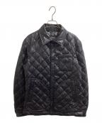 BURBERRY BLACK LABELバーバリーブラックレーベル）の古着「キルティングダウンジャケット / D1F15-414-09」｜ブラック