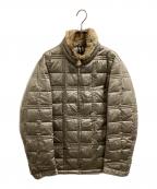 BURBERRY BLACK LABELバーバリーブラックレーベル）の古着「ファー付ダウンジャケット　/　BMP11-725-43」｜ゴールド