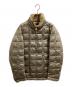 BURBERRY BLACK LABEL（バーバリーブラックレーベル）の古着「ファー付ダウンジャケット　/　BMP11-725-43」｜ゴールド