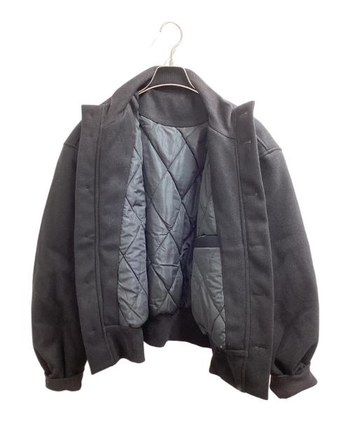 yolo（ヨーロー）YOLO (ヨーロー) スタンドアップウールジャケット ブラック サイズ:Lの古着・服飾アイテム