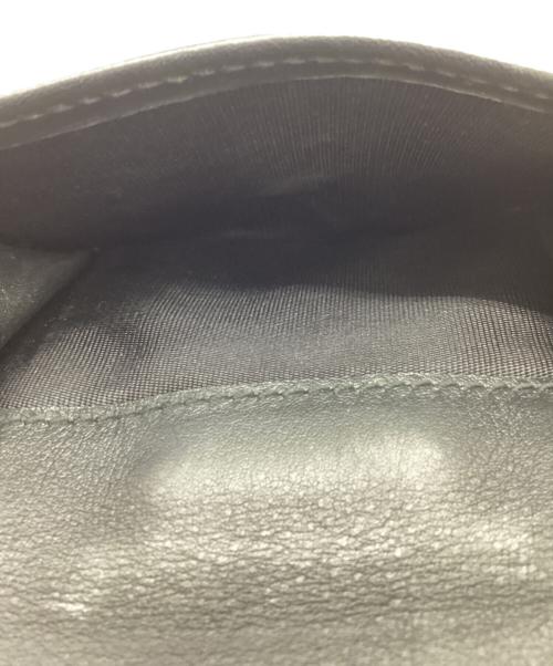 GUCCI（グッチ）GUCCI (グッチ) ミニフレンチフラップウォレット / 369683 ブラックの古着・服飾アイテム