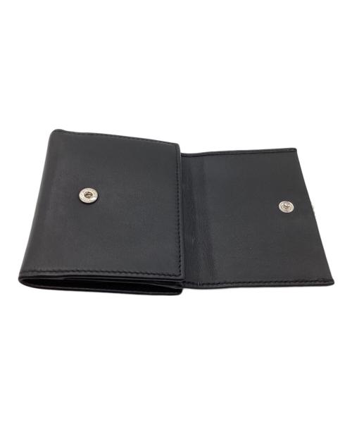 GUCCI（グッチ）GUCCI (グッチ) ミニフレンチフラップウォレット / 369683 ブラックの古着・服飾アイテム