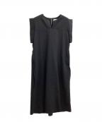 STUDIOUSステュディオス）の古着「Back Tucked Dress / バックタックワンピース / 125311019」｜ブラック