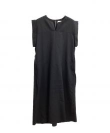 STUDIOUS（ステュディオス）の古着「Back Tucked Dress / バックタックワンピース / 125311019」｜ブラック