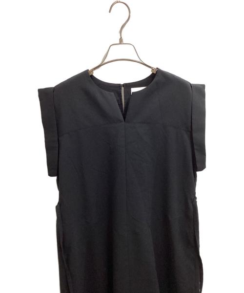 STUDIOUS（ステュディオス）STUDIOUS (ステュディオス) Back Tucked Dress / バックタックワンピース / 125311019 ブラック サイズ:1の古着・服飾アイテム