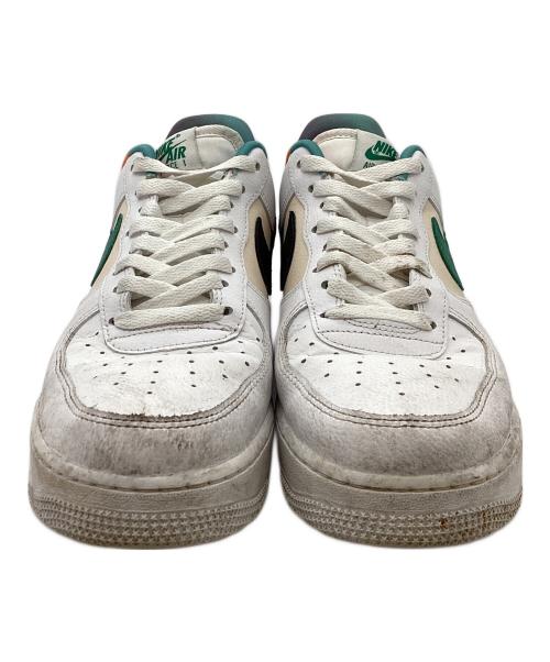 NIKE（ナイキ）NIKE (ナイキ) AIR FORCE 1 07 LV8 EMB / DM0109-100 ホワイト×グリーン サイズ:27cmの古着・服飾アイテム