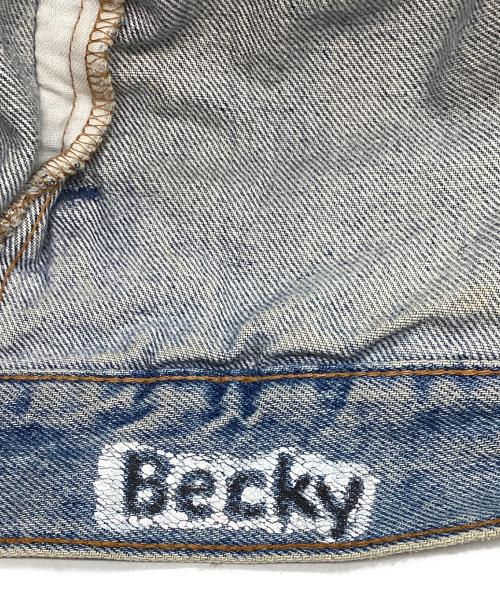 LEVI'S（リーバイス）LEVI'S (リーバイス) 背面ペイントデニムジャケット /  80S インディゴ サイズ:XLの古着・服飾アイテム