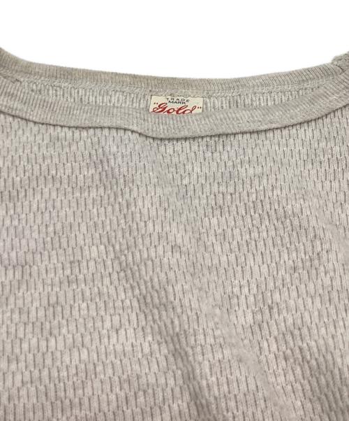 gold（ゴールド）GOLD (ゴールド) HEAVY THERMAL CREW NECK / GL68556 グレー サイズ:Lの古着・服飾アイテム