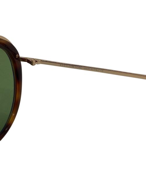 TOM FORD（トムフォード）TOM FORD (トムフォード) サングラス グリーン×ブラウン サイズ:57□16　140の古着・服飾アイテム