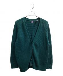 GAP（ギャップ）の古着「ラミーコットンカーディガン / OLDGAP 紺タグ」｜グリーン