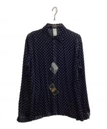 Istante（イスタンテ）の古着「シルク総柄シャツ」｜ネイビー