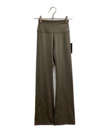 SPIRITUAL GANGSTAR（スピリチュアルギャングスター）の古着「Olympia Slit Pant / オリンピアスリットパンツ / SWLG008」｜ブラウン