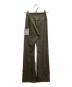 SPIRITUAL GANGSTAR (スピリチュアルギャングスター) Olympia Slit Pant / オリンピアスリットパンツ / SWLG008 ブラウン サイズ:XS 未使用品：5000円