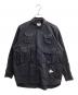 and wander（アンドワンダー）の古着「MULTI POKET LS SHIRT」｜ブラック