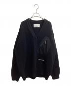）の古着「Shetland wool cardigan / シェットランドウールカーディガン / 574-2284361」｜ブラック