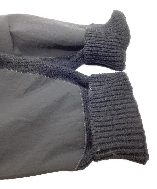 and wander（アンドワンダー）and wander (アンドワンダー) Shetland wool cardigan / シェットランドウールカーディガン / 574-2284361 ブラック サイズ:XLの古着・服飾アイテム