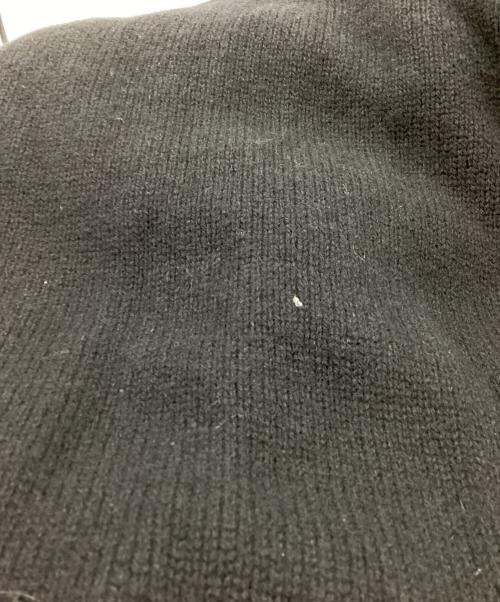 and wander（アンドワンダー）and wander (アンドワンダー) Shetland wool cardigan / シェットランドウールカーディガン / 574-2284361 ブラック サイズ:XLの古着・服飾アイテム