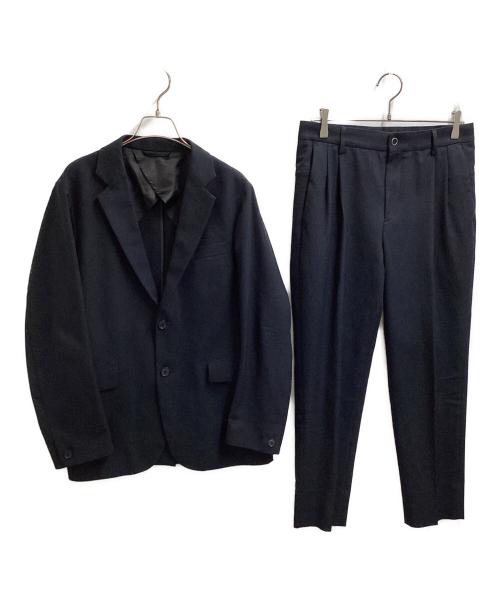 DESCENTE（デサント）DESCENTE (デサント) メランジ調 ストレッチセットアップスーツ　/　7746J194 ブラック サイズ:Mの古着・服飾アイテム