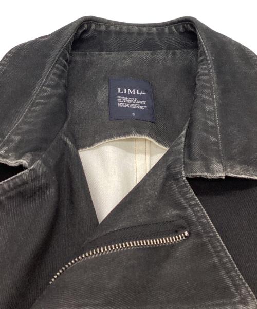 LIMI feu（リミフゥ）LIMI feu (リミフゥ) デニムロングジレ　LX-Y05-019 ブラック サイズ:Sの古着・服飾アイテム