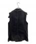LIMI feu (リミフゥ) デニムロングジレ　LX-Y05-019 ブラック サイズ:S：7000円