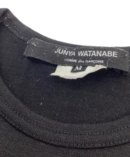 JUNYA WATANABE（ジュンヤワタナベ）JUNYA WATANABE (ジュンヤワタナベ) 長袖カットソー / JJ-T007 ブラック サイズ:Mの古着・服飾アイテム