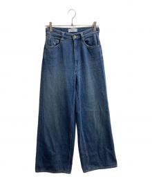 FACETASM（ファセッタズム）の古着「LOOSE WEAVE DENIM　/　J00-PT-U08」｜インディゴ
