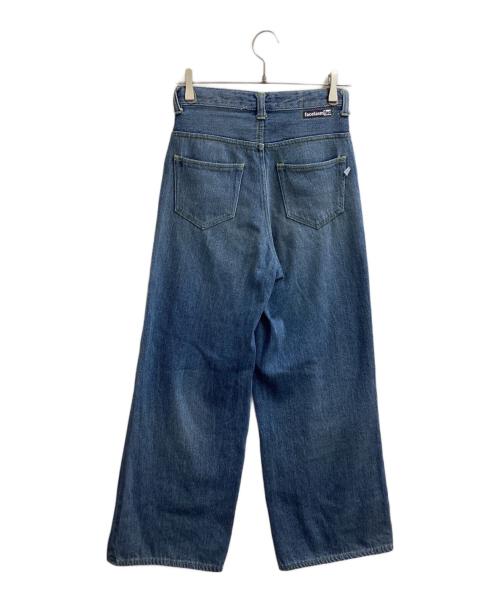 FACETASM（ファセッタズム）FACETASM (ファセッタズム) LOOSE WEAVE DENIM　/　J00-PT-U08 インディゴ サイズ:1の古着・服飾アイテム