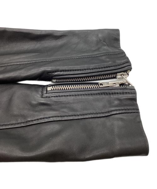 ALL SAINTS（オールセインツ）ALL SAINTS (オールセインツ) ラムレザージャケット ブラック サイズ:UK6の古着・服飾アイテム