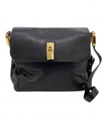 MARC JACOBS（マークジェイコブス）の古着「スタッズレザーショルダーバッグ」｜ブラック