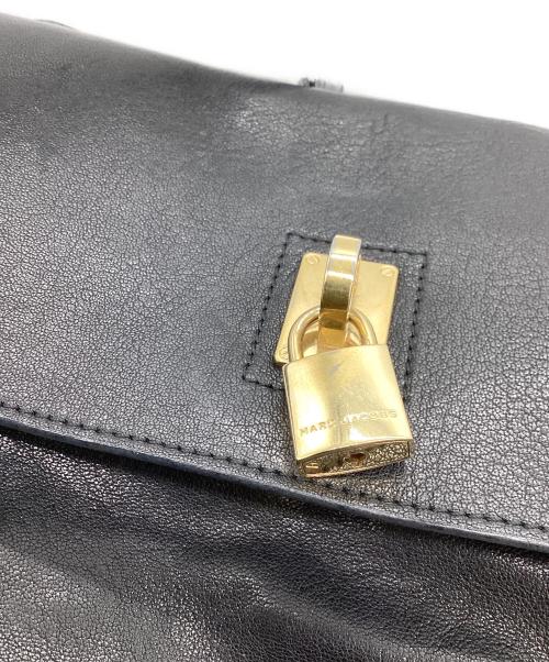 MARC JACOBS（マークジェイコブス）MARC JACOBS (マークジェイコブス) スタッズレザーショルダーバッグ ブラックの古着・服飾アイテム