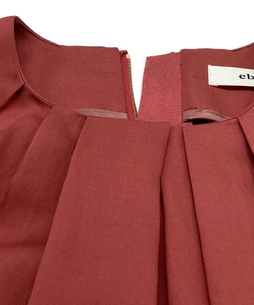 ebure（エブール）ebure (エブール) フロントタックプルオーバーブラウス ピンク サイズ:38の古着・服飾アイテム