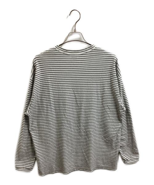 STEVEN ALAN（スティーブンアラン）STEVEN ALAN (スティーブンアラン) STRIPED TOP / ボーダーカットソー / 8112-199-0435 グレー サイズ:Lの古着・服飾アイテム