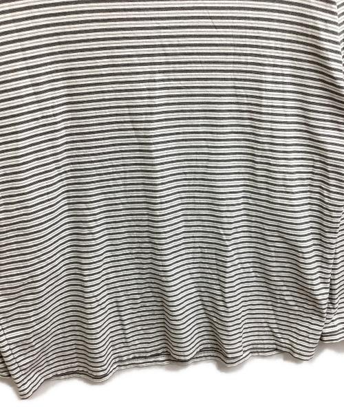STEVEN ALAN（スティーブンアラン）STEVEN ALAN (スティーブンアラン) STRIPED TOP / ボーダーカットソー / 8112-199-0435 グレー サイズ:Lの古着・服飾アイテム