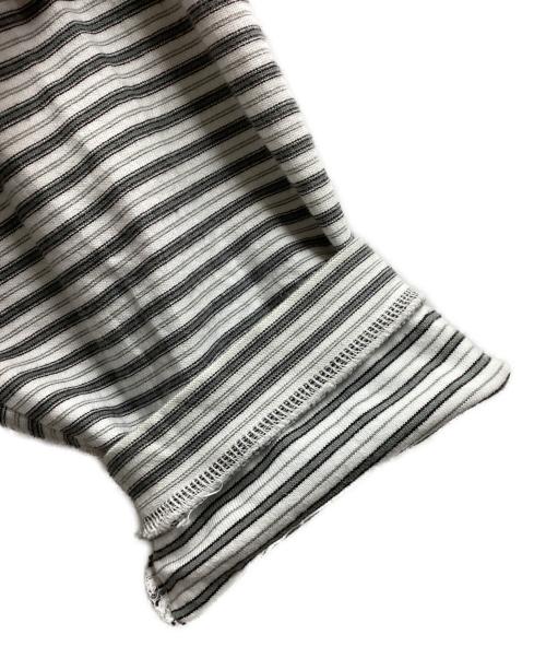 STEVEN ALAN（スティーブンアラン）STEVEN ALAN (スティーブンアラン) STRIPED TOP / ボーダーカットソー / 8112-199-0435 グレー サイズ:Lの古着・服飾アイテム