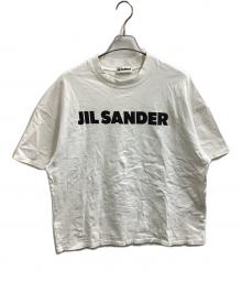 JIL SANDER（ジルサンダー）の古着「T-SHIRT CN SS / プリントロゴ入りコットンジャージーTシャツ / JPUS707533 MS248608」｜ホワイト