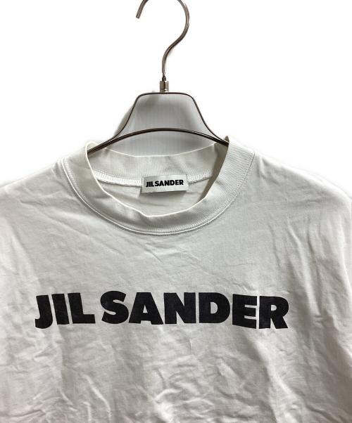 JIL SANDER（ジルサンダー）JIL SANDER　 (ジルサンダー) T-SHIRT CN SS / プリントロゴ入りコットンジャージーTシャツ / JPUS707533 MS248608 ホワイト サイズ:Mの古着・服飾アイテム