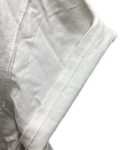 JIL SANDER（ジルサンダー）JIL SANDER (ジルサンダー) T-SHIRT CN SS / プリントロゴ入りコットンジャージーTシャツ / JPUS707533 MS248608 ホワイト サイズ:Mの古着・服飾アイテム
