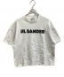 JIL SANDER（ジルサンダー）の古着「T-SHIRT CN SS / プリントロゴ入りコットンジャージーTシャツ / JPUS707533 MS248608」｜ホワイト