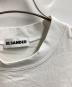 中古・古着 JIL SANDER (ジルサンダー) T-SHIRT CN SS / プリントロゴ入りコットンジャージーTシャツ / JPUS707533 MS248608 ホワイト サイズ:M：12000円